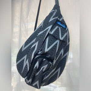 Kavu Geometric Rope Sling Bag Crossbody Purse Backpack